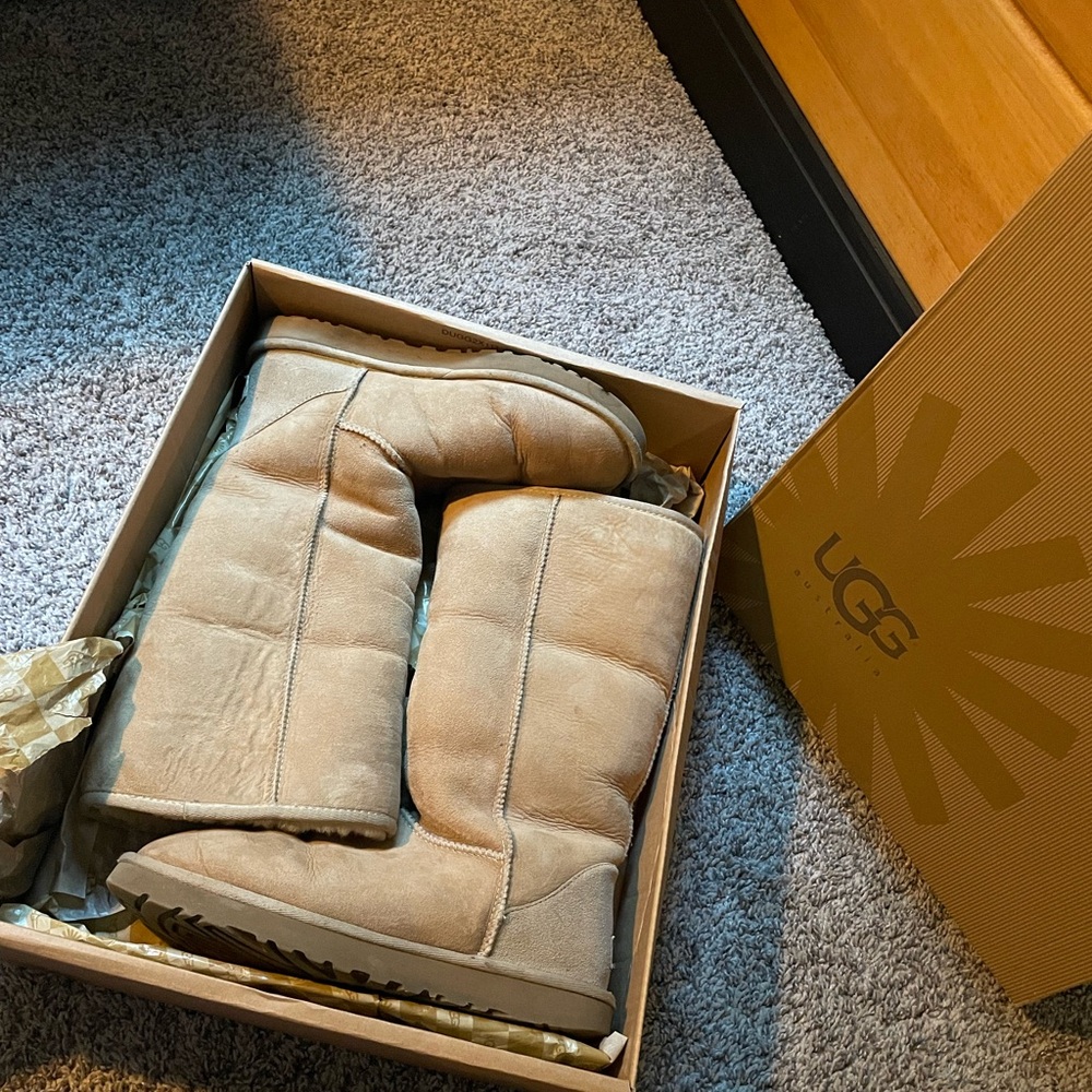 UGG Tan Suede Boots